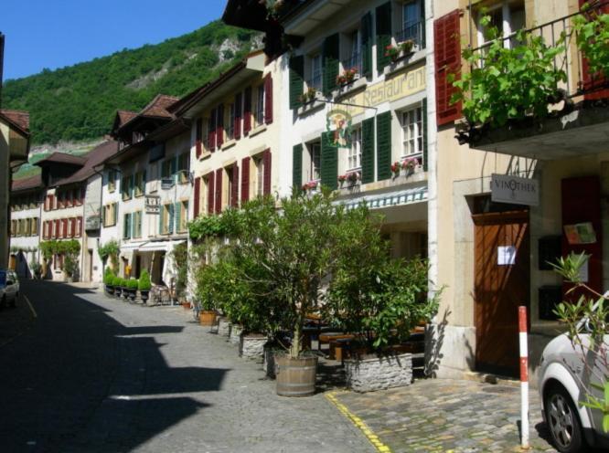 Hotel Zum Alten Schweizer トヴァン エクステリア 写真